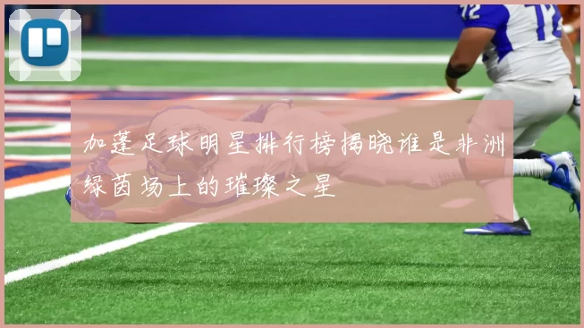 加蓬足球明星排行榜揭晓谁是非洲绿茵场上的璀璨之星